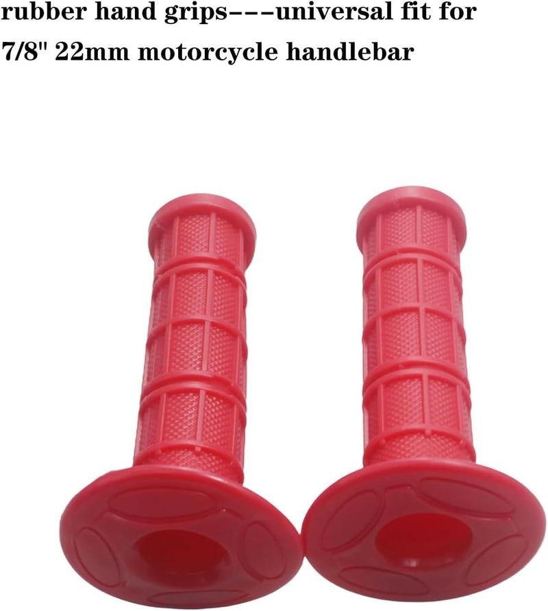 Adsspro CNC Foldable Brake Clutch Lever Handle Handlebar Grips Set Fit for TRX400EX 1999-2008 Dirt Pit Bike 7/8" 22mm (Red) - Image 3